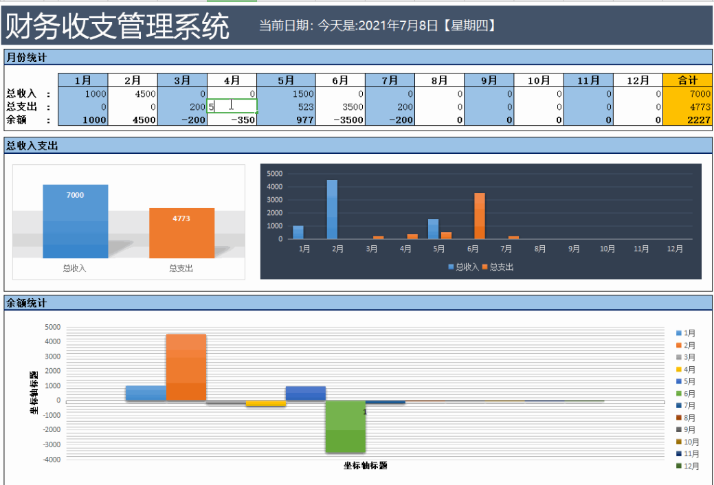 财务出纳收支系统软件定制开发