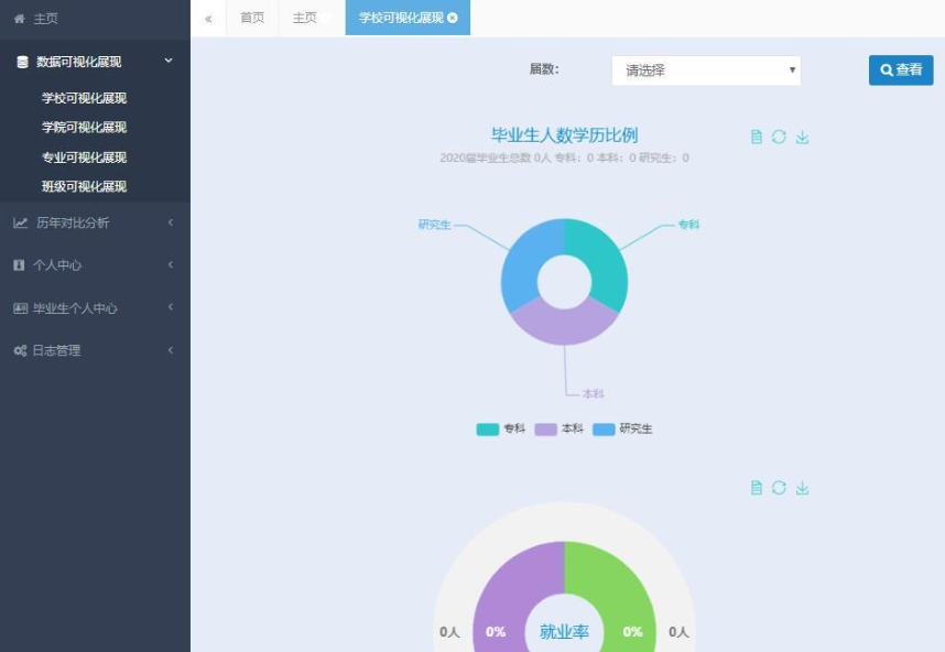 学生信息数据可分析管理系统软件定制开发